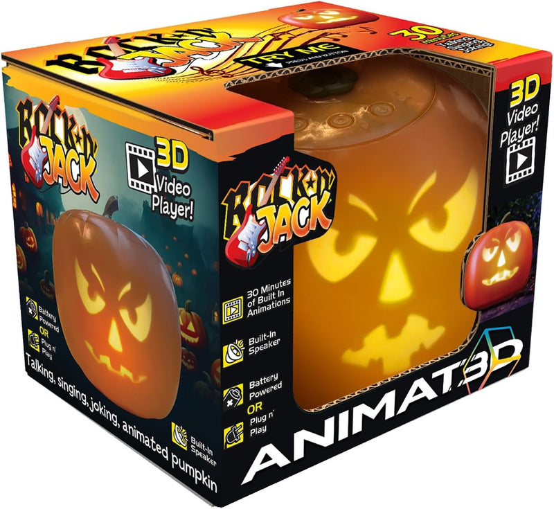 Jabberin' Jack Talking Animated Pumpkin